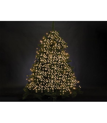 Guirlandes lumineuses - KUMA LED - 12 m - 1020 LED - Blanc chaud - cable noir -