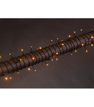 Ghirlande luminose - WEGA LED - 12 m - 80 LED - bianco arizona - cavo verde -
