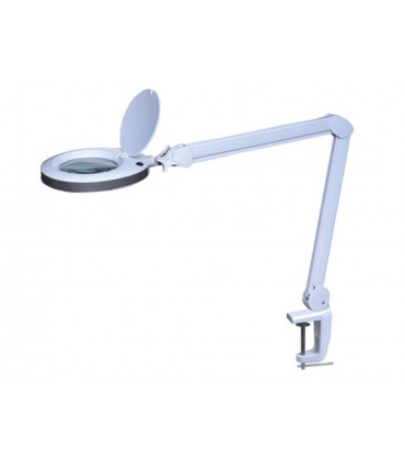 Pince de table - LAMPE-LOUPE LED 8 DIOPTRIES - 8 W - 60 LEDS - BLANC…
