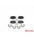 Kit de plaquettes de frein frein a disque BREMBO P 23 151 FIAT Panda Panda Van