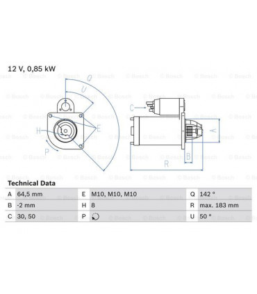 Contact d'avertissement usure des plaquettes de frein BOSCH 1 987 474 574 IVECO Daily IV Kasten/Kombi Daily V Kasten/Ko