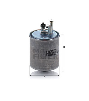 Filtre a carburant MANN-FILTER WK 918/2 x RENAULT Kangoo/Grand Kangoo Laguna III Laguna III Grandtour Twingo II Lagun