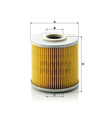 Filtre a huile MANN-FILTER H 1029/1 n FORD Transit Bus