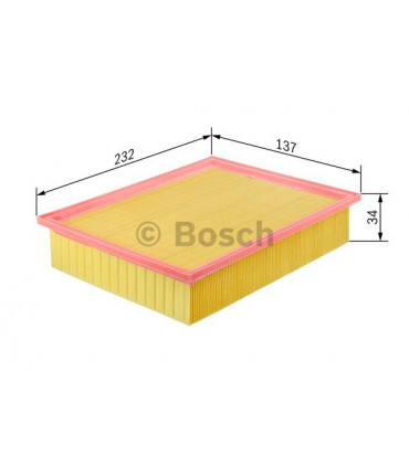 Filtre a air BOSCH F 026 400 101 NISSAN INFINITI Qashqai 2 I Q50 Micra C C III Micra III Note Tiida Schragheck Ti