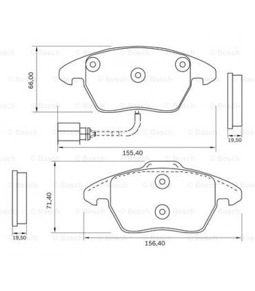 Filtre a air BOSCH F 026 400 153 TOYOTA LEXUS Prius Plus NX RAV 4 IV Prius Auris Auris Touring Sports CT