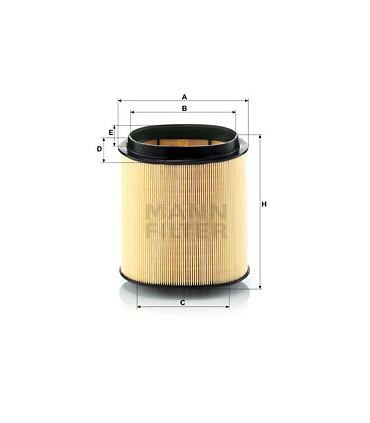 Filtre a air MANN-FILTER C 1869 PORSCHE 911 911 Cabriolet 911 Targa Panamera