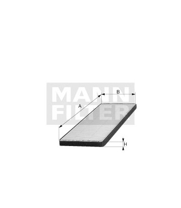 Filtre air de l'habitacle MANN-FILTER CUK 23 004-2 MAZDA MPV II RX-8
