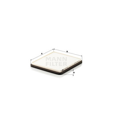 Filtre air de l'habitacle MANN-FILTER CU 20 010 CHEVROLET Spark