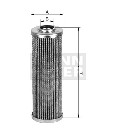 Filtre systeme hydraulique de travail MANN-FILTER HD 509/2 x