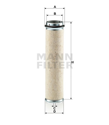 Filtre a air secondaire MANN-FILTER CF 800