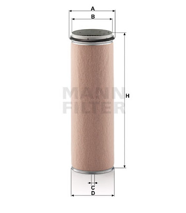 Filtre a air secondaire MANN-FILTER CF 1600