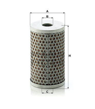 Filtre systeme hydraulique de travail MANN-FILTER H 601/4