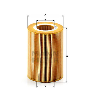 Filtre a huile MANN-FILTER HU 1270 x