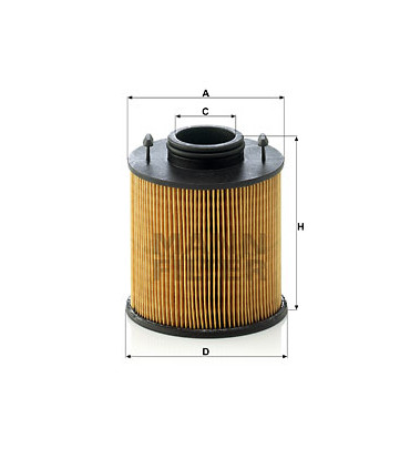 Filtre d'uree MANN-FILTER U 620/3 y KIT