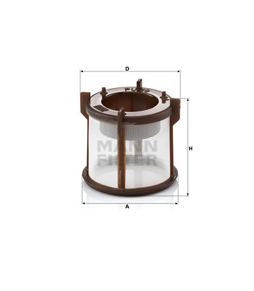 Filtre a carburant MANN-FILTER PU 50 x