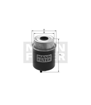 Filtre a carburant MANN-FILTER WK 8134