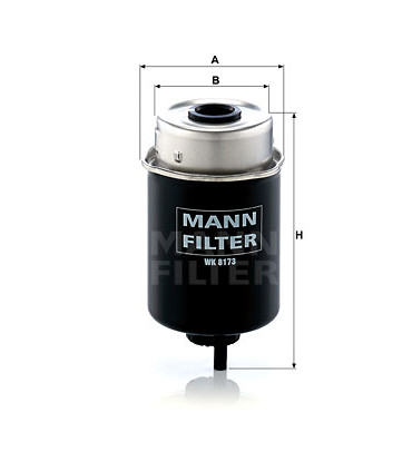 Filtre a carburant MANN-FILTER WK 8173