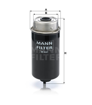 Filtre a carburant MANN-FILTER WK 8187