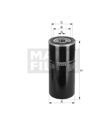 Filtre a huile MANN-FILTER WD 13 145/18