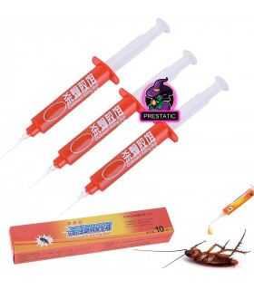 Seringues anti rampants gel, rouge, lot de 3, insecticide, anti cafards