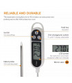Digital Kitchen Thermometer, Stainless Steel, Instant-Read