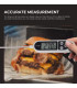 Digital Kitchen Thermometer, Stainless Steel, Instant-Read