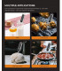 Digital Kitchen Thermometer, Stainless Steel, Instant-Read