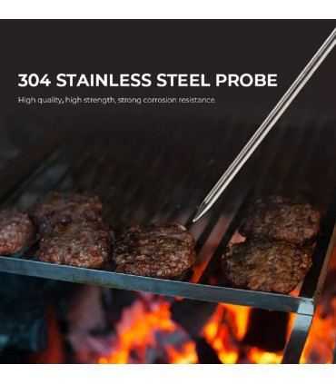 Digital Kitchen Thermometer, Stainless Steel, Instant-Read