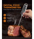 Digital Kitchen Thermometer, Stainless Steel, Instant-Read