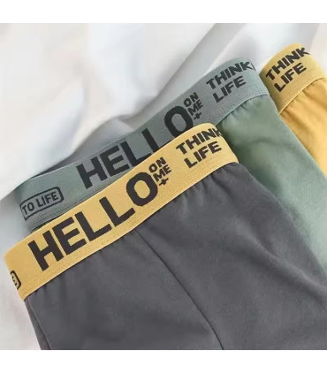 Ensemble de sous-vêtements pour hommes tendance : ensemble de 10 boxers et slips extensibles, r