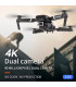 Drone E88 Pro WIFI FPV avec caméra HD 4K, quadricoptère RC pliable - Cadeau parfait