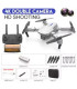 Drone E88 Pro WIFI FPV avec caméra HD 4K, quadricoptère RC pliable - Cadeau parfait