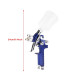 Pistolet de pulvérisation pneumatique mini H-2000A professionnel avec buse de 0,8/1,0 mm et rés