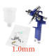 Pistolet de pulvérisation pneumatique mini H-2000A professionnel avec buse de 0,8/1,0 mm et rés