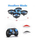 Mini Drone H36 FPV avec télécommande quadricoptère à 6 axes pour enfants - Cadeau de Noël parfa