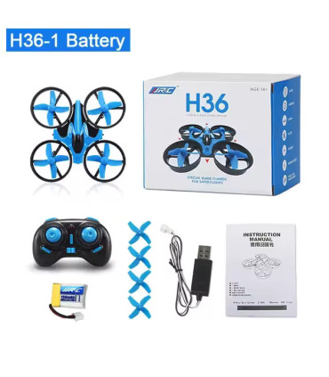 Mini Drone H36 FPV avec télécommande quadricoptère à 6 axes pour enfants - Cadeau de Noël parfa