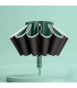 Parapluie pliant automatique inversé pour hommes et femmes avec bande réfléchissante coupe-vent