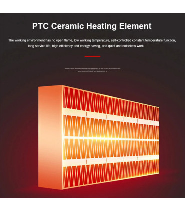 Portable Electric Heater 500W, 500W, Wall Outlet, Home Appliance, Heater Stove, M