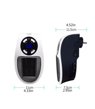 Riscaldatore elettrico portatile 500W, 500W, presa a muro, elettrodomestico, stufa riscaldante, M