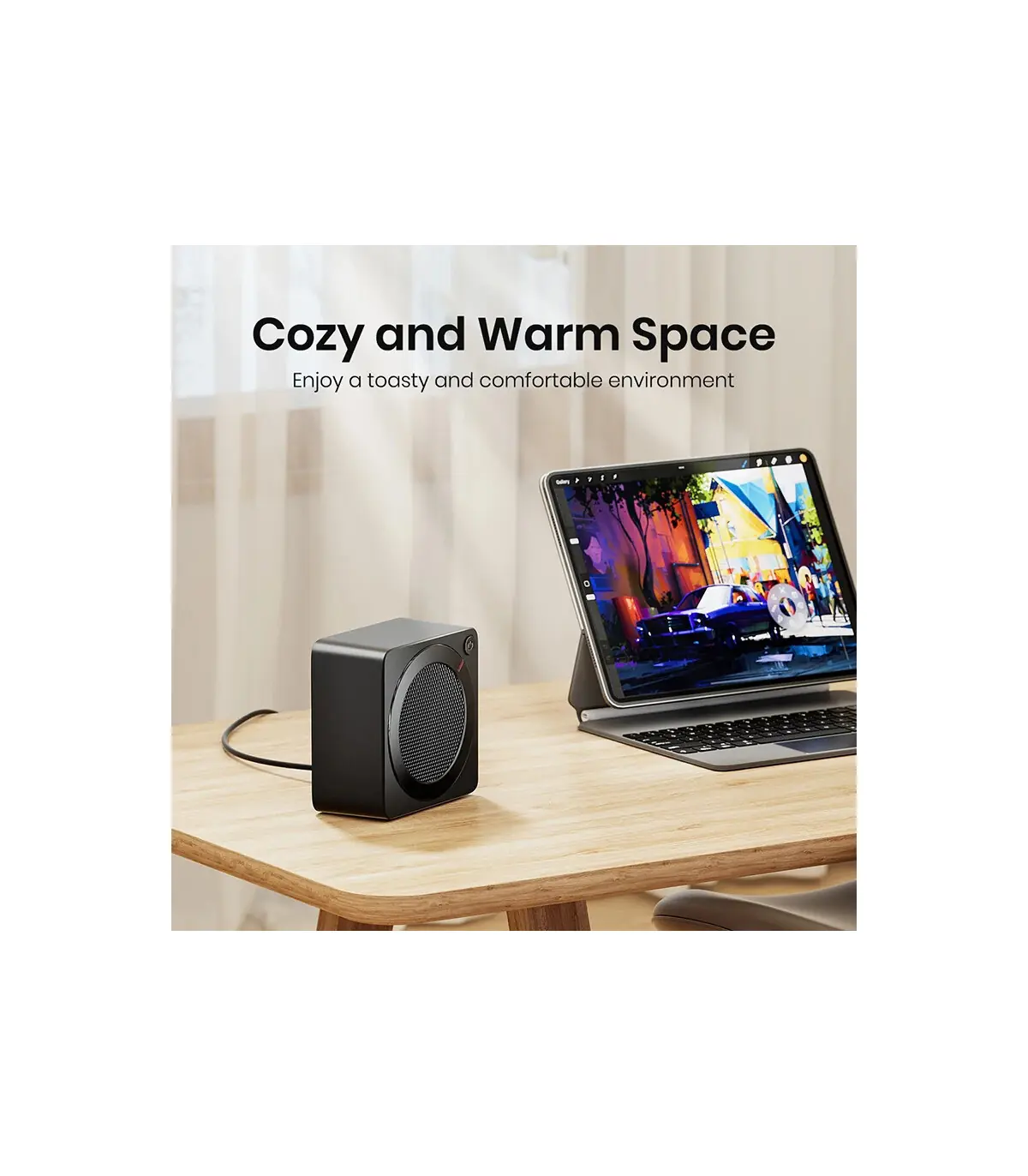 Riscaldamento degli ambienti Gaiatop, riscaldamento degli ambienti a risparmio energetico interno da 500 W, PTC Cer