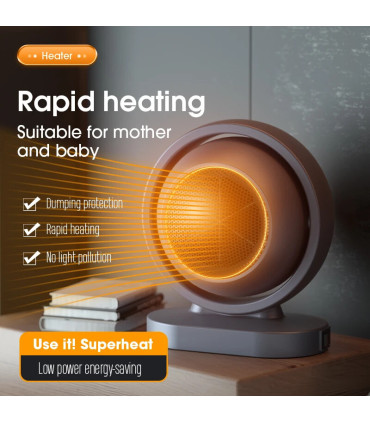 380W chauffage électrique Portable ventilateur de bureau poêle ventilateur d\'air chaud Mini rad