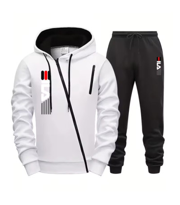 Ensemble de survêtement à capuche pour hommes - pantalon et sweat-shirt, automne ...