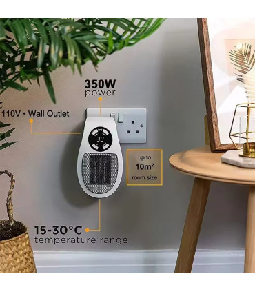 Chauffage d\\\'appoint électrique portable, souffleur d\\\'air chaud mural, machine réchauffante d\\