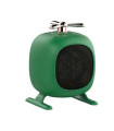 [Green EU] Portable plug-in electric fan, mini portable heater, small radiator
