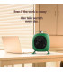 [Green EU] Ventilateur électrique enfichable portable, mini chauffage portable, petit radiateur