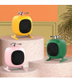 Plug-in portable electric fan, mini portable heater, small low-power radiator