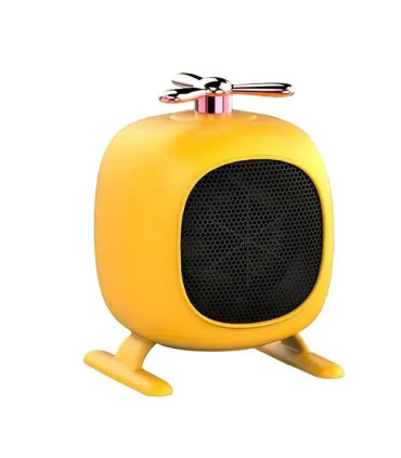 [Yellow EU] Ventilateur électrique enfichable portable, mini chauffage portable, petit radiateu