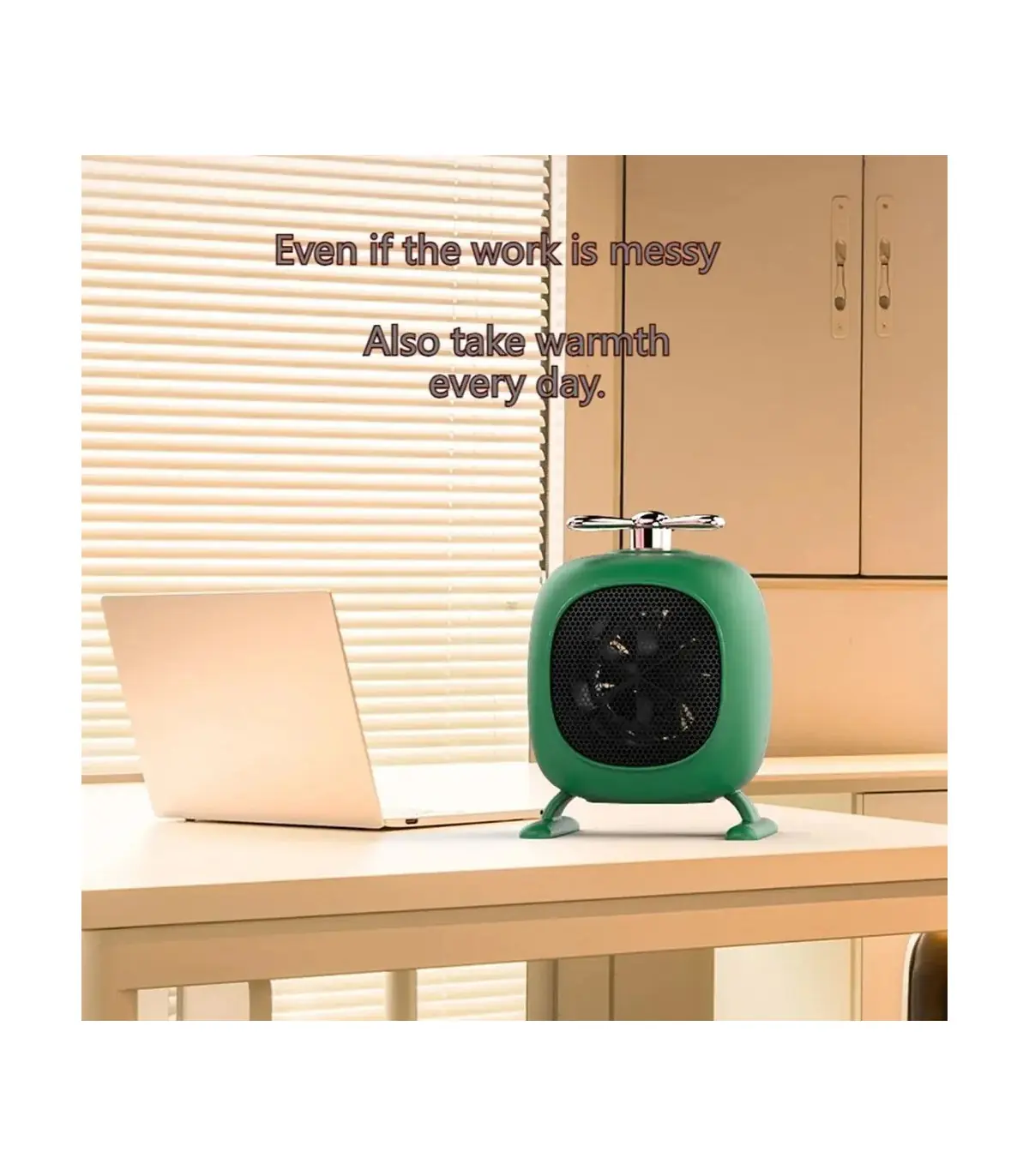 [Yellow EU] Ventilateur électrique enfichable portable, mini chauffage portable, petit radiateu