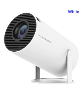[HY300 Pro-White] Projecteur MAGCUBIC HY300 PRO 4K Android 11 double Wifi6 290ANSI Allwinner H7
