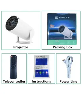 projecteur, sans, pour, portable, pouces, charge, écran, vous, réglable, prise